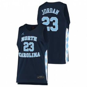 Michael Jordan North Carolina Tar Heels 2020-21 Navy College Basketball Alternate Jersey