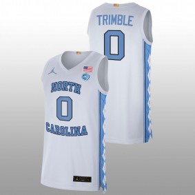 North Carolina Tar Heels Seth Trimble 2022 White College Basketball Men Jersey