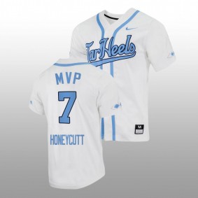 North Carolina Tar Heels #7 Vance Honeycutt 2022 ACC Championship MVP White Jersey Men