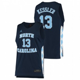 Walker Kessler North Carolina Tar Heels 2020-21 Navy College Basketball Alternate Jersey