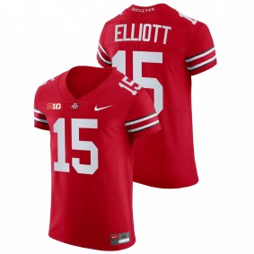 Ezekiel Elliott Ohio State Buckeyes All Scarlet College Football NFL Elite Jersey