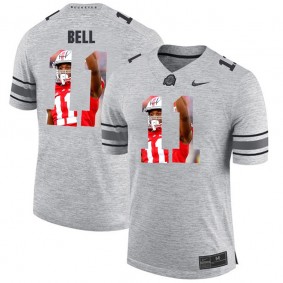 Men Ohio State Buckeyes Vonn Bell #11 Gray Football Player Pictorital Gridiron Fashion Limited Jersey