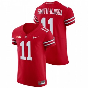 Jaxon Smith-Njigba Ohio State Buckeyes 2021-22 All Scarlet College Football Elite Jersey