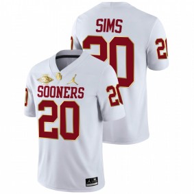 Billy Sims Oklahoma Sooners White 2021 Red River Showdown NFL Jersey