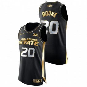 Keylan Boone Oklahoma State Cowboys Black Golden Edition College Basketball Jersey