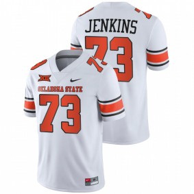 Teven Jenkins Oklahoma State Cowboys White College Football Alumni Player #73 Jersey