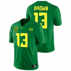 Anthony Brown Oregon Ducks 2021-22 Green College Football Game Jersey