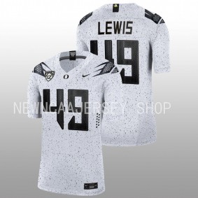 Camden Lewis Oregon Ducks Eggshell 2022-23 White Limited Football #49 Jersey