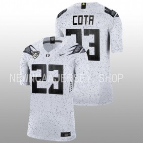 Chase Cota Oregon Ducks Eggshell 2022-23 White Limited Football #23 Jersey