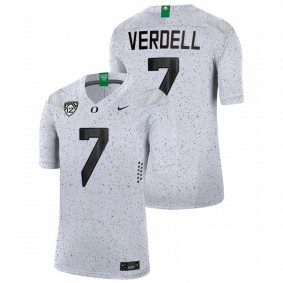 CJ Verdell Oregon Ducks 2021-22 White Eggshell Limited Football Jersey