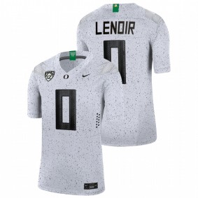 Deommodore Lenoir Oregon Ducks 2021-22 White Eggshell Limited Football Jersey