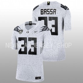 Jeffrey Bassa Oregon Ducks Eggshell 2022-23 White Limited Football #33 Jersey