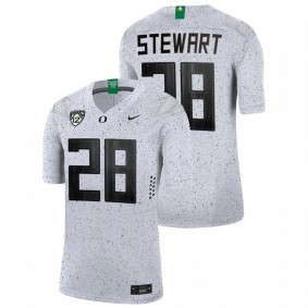 Jonathan Stewart Oregon Ducks 2021-22 White Eggshell Limited Football Jersey