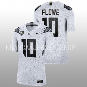 Justin Flowe Oregon Ducks Eggshell 2022-23 White Limited Football #10 Jersey