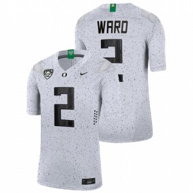 T.J. Ward Oregon Ducks 2021-22 White Eggshell Limited Football Jersey