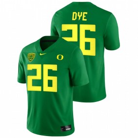 Travis Dye Oregon Ducks 2021-22 Green College Football Game Jersey