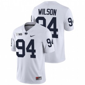 Jake Wilson Penn State Nittany Lions College Football 2022 White Limited #94 Jersey