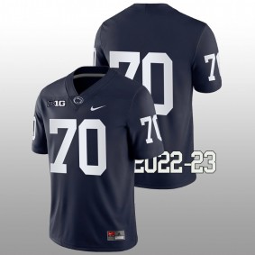 Juice Scruggs Penn State Nittany Lions College Football 2022-23 Navy Game #70 Jersey