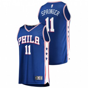 Jaden Springer Philadelphia 76ers Royal 2021 NBA Draft 1st Round Pick Replica 2021 NBA Draft Jersey