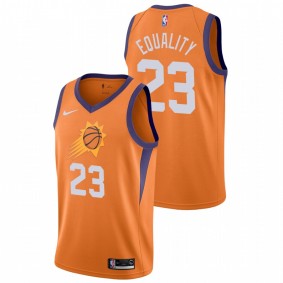 Cameron Johnson Phoenix Suns Orange Statement Equality Jersey