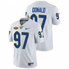 Pitt Panthers Aaron Donald #97 White College Football NFL Alumni Limited Jersey