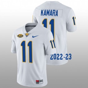 Bangally Kamara Pitt Panthers Limited Football 2022-23 White #11 Jersey