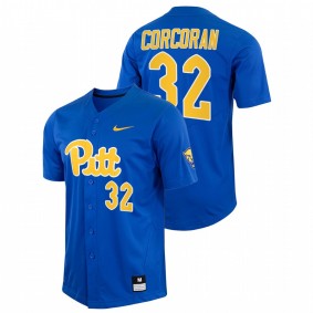 Billy Corcoran Pitt Panthers #32 College Baseball Men Royal Jersey Replica