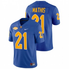 Damarri Mathis Pitt Panthers 2021-22 Royal College Football Limited Jersey