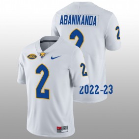 Israel Abanikanda Pitt Panthers Limited Football 2022-23 White #2 Jersey