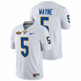 Pitt Panthers Jared Wayne #5 White College Football Limited Jersey