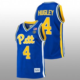 Pitt Panthers John Hugley Retro Basketball Men Royal Jersey Classic