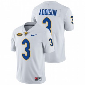 Pitt Panthers Jordan Addison #3 White College Football Limited Jersey