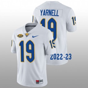 Nate Yarnell Pitt Panthers Limited Football 2022-23 White #19 Jersey