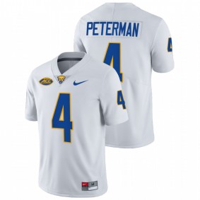 Pitt Panthers Nathan Peterman #4 White College Football NFL Alumni Limited Jersey