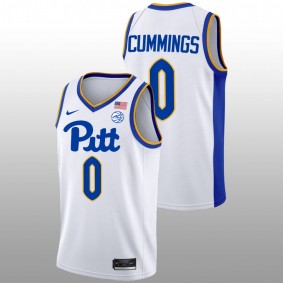 Pitt Panthers Nelly Cummings 2022-23 White College Basketball Home Men Jersey