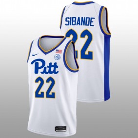 Pitt Panthers Nike Sibande 2022-23 White College Basketball Home Men Jersey