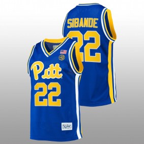 Pitt Panthers Nike Sibande Retro Basketball Men Royal Jersey Classic