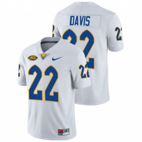 Pitt Panthers Vincent Davis #22 White College Football Limited Jersey