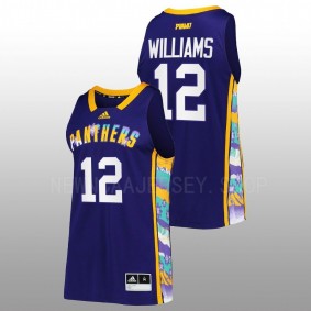 Prairie View A&M Panthers Faite Williams Purple Honoring Black Excellence Replica Basketball Men Jersey