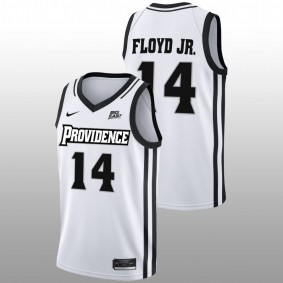 Corey Floyd Jr. #14 White Providence Friars 2022-23 Home College Basketball Jersey