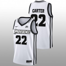 Devin Carter #22 White Providence Friars 2022-23 Home College Basketball Jersey