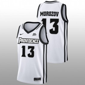 Scott Morozov #13 White Providence Friars 2022-23 Home College Basketball Jersey