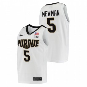 Purdue Boilermakers Brandon Newman 2021-22 White College Basketball Replica Men Jersey