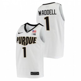 Purdue Boilermakers Brian Waddell 2021-22 White College Basketball Replica Men Jersey