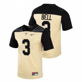 David Bell Purdue Boilermakers College Football Gold Vapor Untouchable #3 Jersey