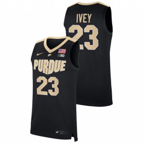 Purdue Boilermakers Jaden Ivey 2021-22 Black College Basketball Replica Men Jersey