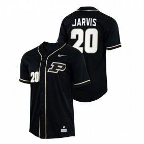 Jake Jarvis Purdue Boilermakers #20 College Baseball Men Black Jersey