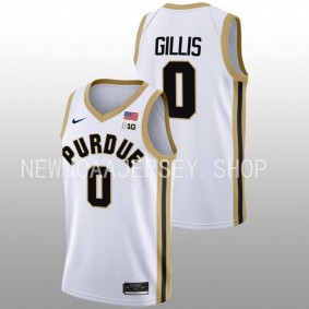 Purdue Boilermakers Mason Gillis 2022-23 White College Basketball Men Jersey