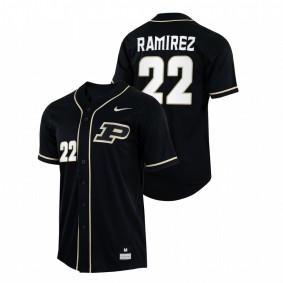 Steve Ramirez Purdue Boilermakers #22 College Baseball Men Black Jersey