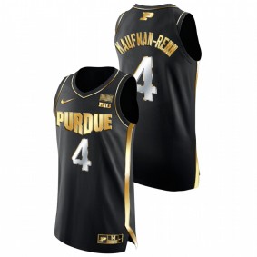 Trey Kaufman-Renn #4 Black Purdue Boilermakers 2021-22 Authentic Basketball Golden Edition Jersey